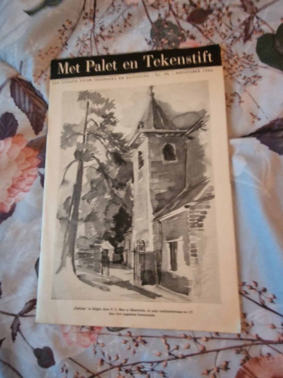Met Palet en Tekenstift - November 1955, Ophalen of Verzenden, Gelezen, Overige typen