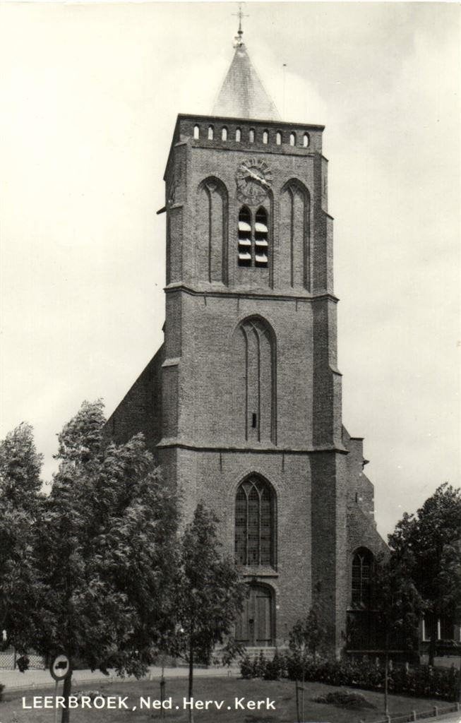 Leerbroek, Ned. Herv. Kerk - 1988? gelopen, Ophalen of Verzenden, 1980 tot heden, Gelopen, Utrecht