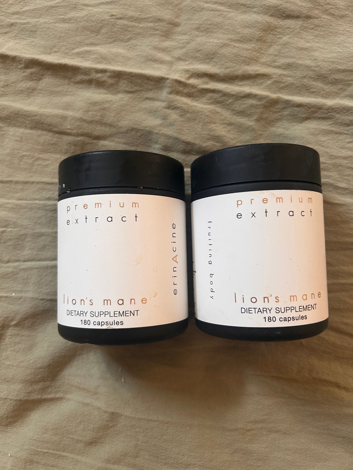 Oriveda Lion's Mane Extract (2x180 capsules), Ophalen of Verzenden, Zo goed als nieuw, Overige typen