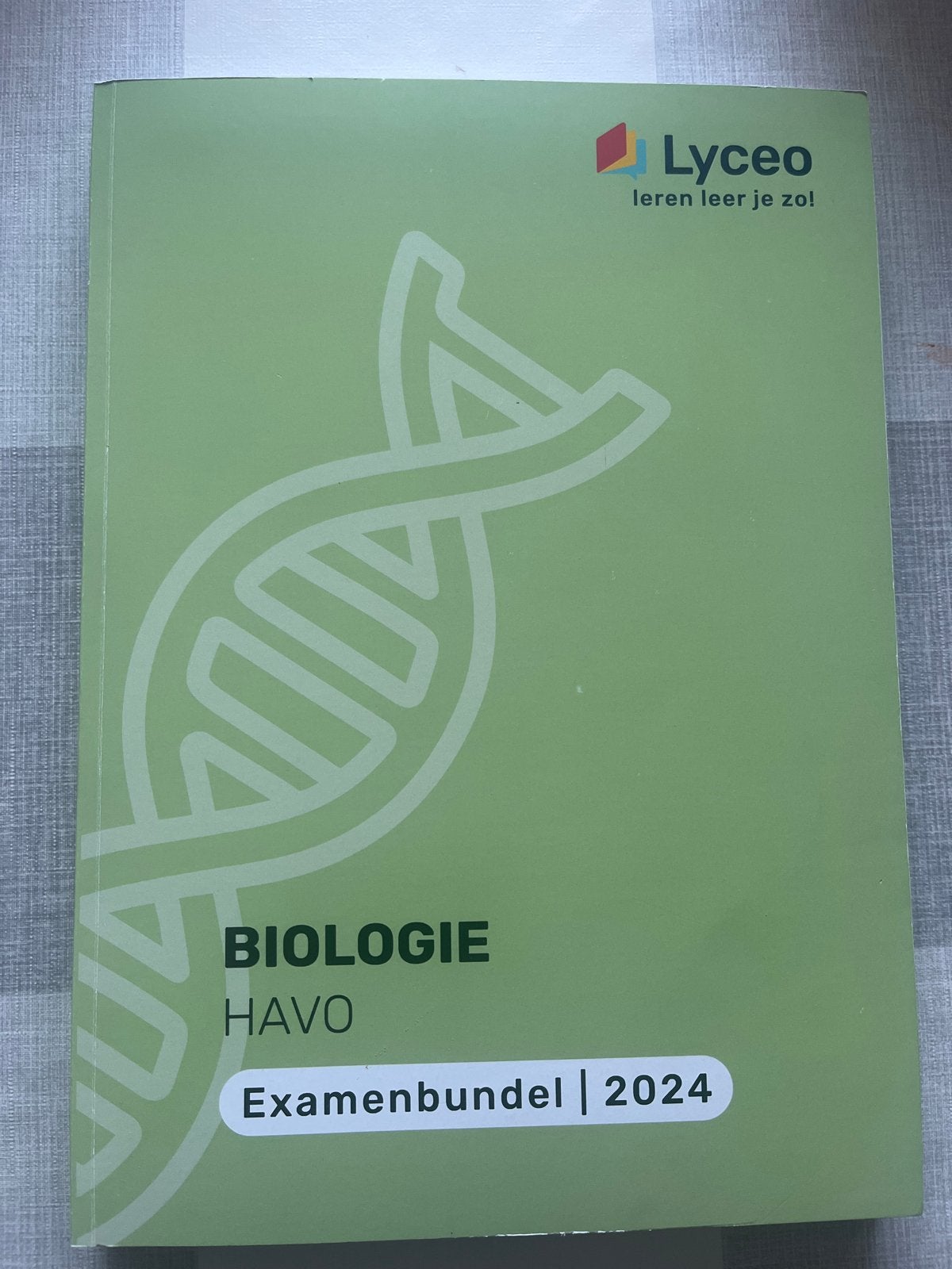 Examenbundel Biologie HAVO 2024 - Lyceo, Boeken, Schoolboeken, Ophalen of Verzenden, Zo goed als nieuw, HAVO, Biologie