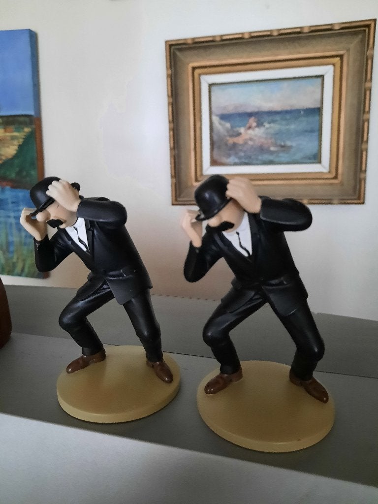 Beeldje Hergé Moulinsart janssen met krappe hoed, Ophalen of Verzenden, Nieuw, Overige typen