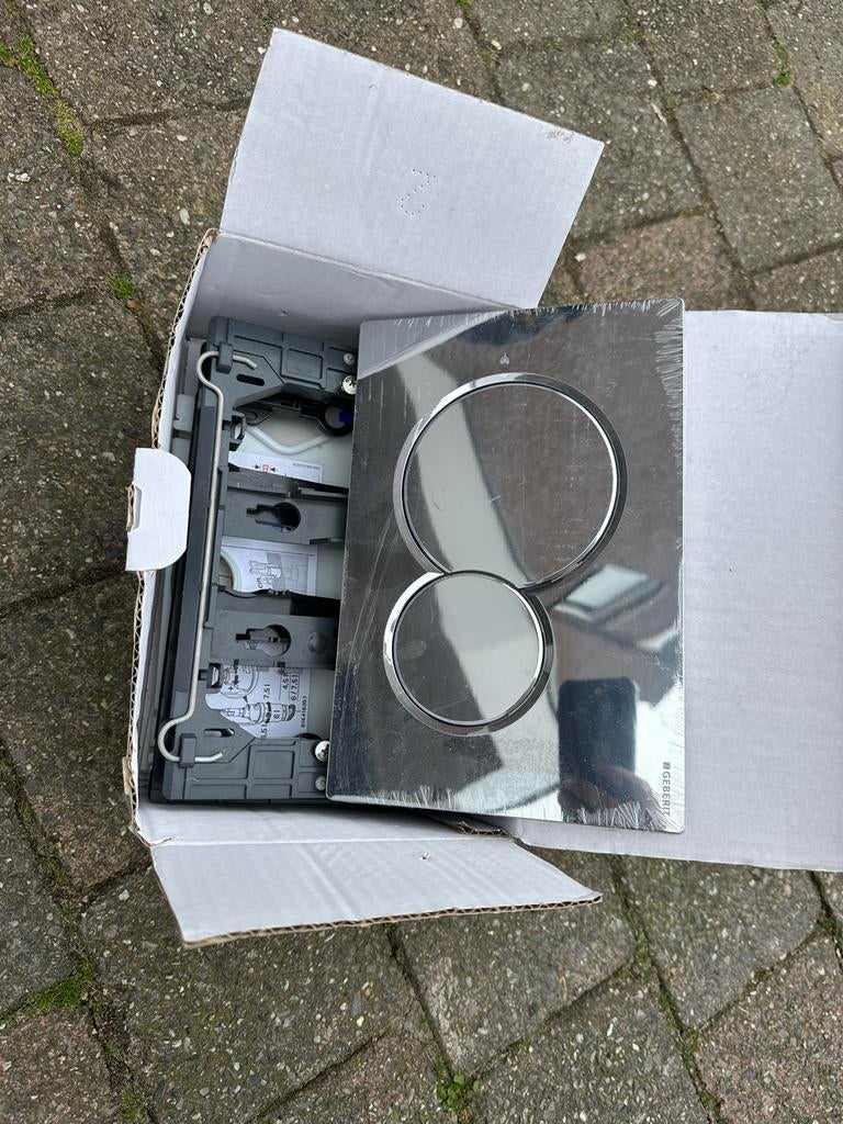 Geberit Sigma20 Drukplaat WC - Chroom, Ophalen, Nieuw, Chroom, Toilet
