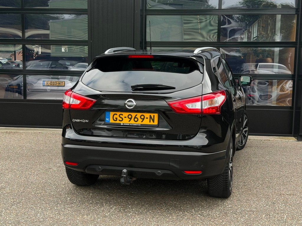 Nissan Qashqai 1.2 Tekna LED Navi Pano Camera Trekh., Auto's, Nissan, Voorwielaandrijving, Euro 5, Gebruikt, 4 cilinders