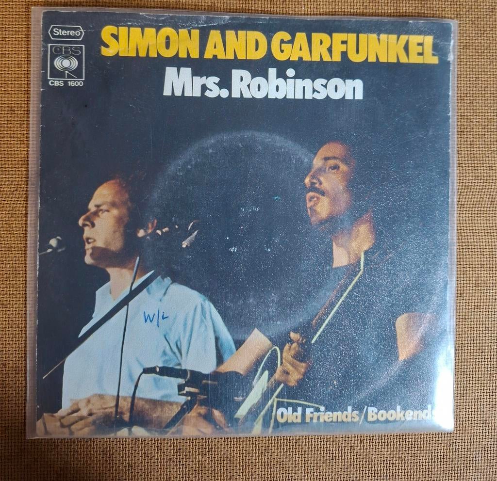 Simon and Garfunkel  - Mrs. Robinson  - Single is TOP, Gebruikt, Verzenden, 7 inch, Single