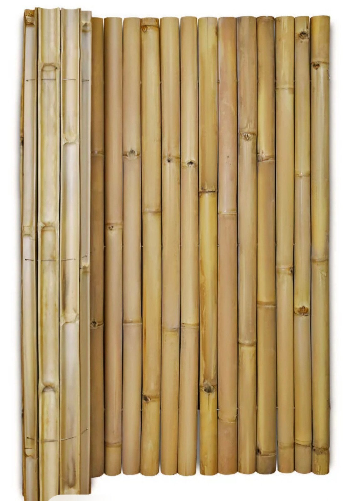 2 x Bamboemat halfrond  180x150 cm  Naturel, Ophalen, Nieuw, 200 cm of meer, 150 tot 200 cm