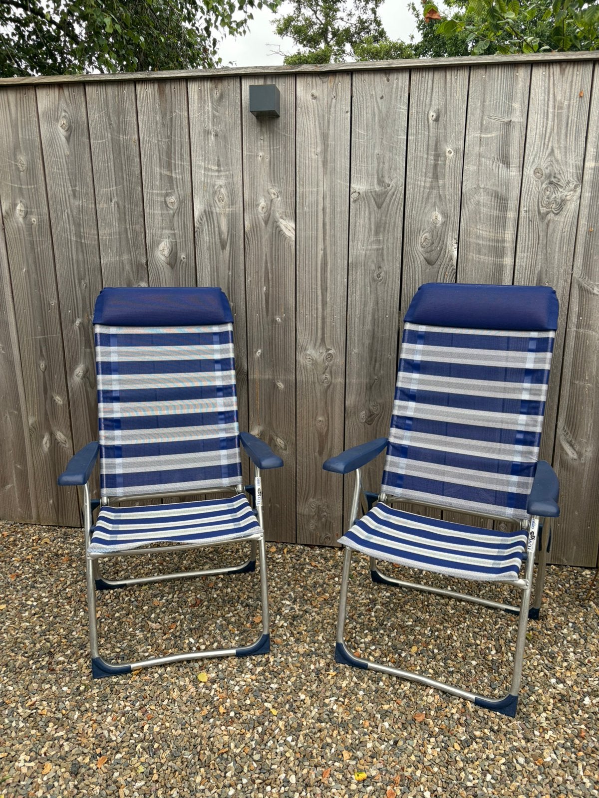 Twee Crespo, campingstoelen, Caravans en Kamperen, Ophalen, Zo goed als nieuw, Campingstoel