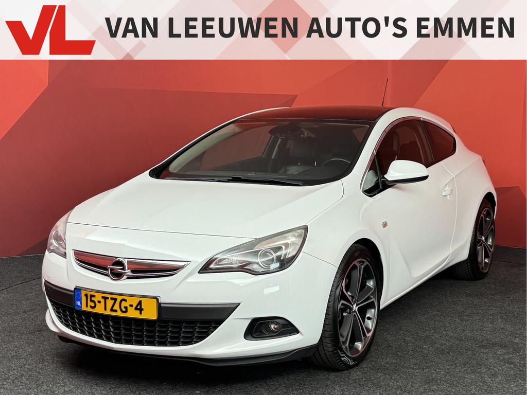 Opel Astra GTC 1.4 Turbo Sport | Camera | Leder | Carplay, Auto's, Voorwielaandrijving, Gebruikt, Zwart, 4 cilinders