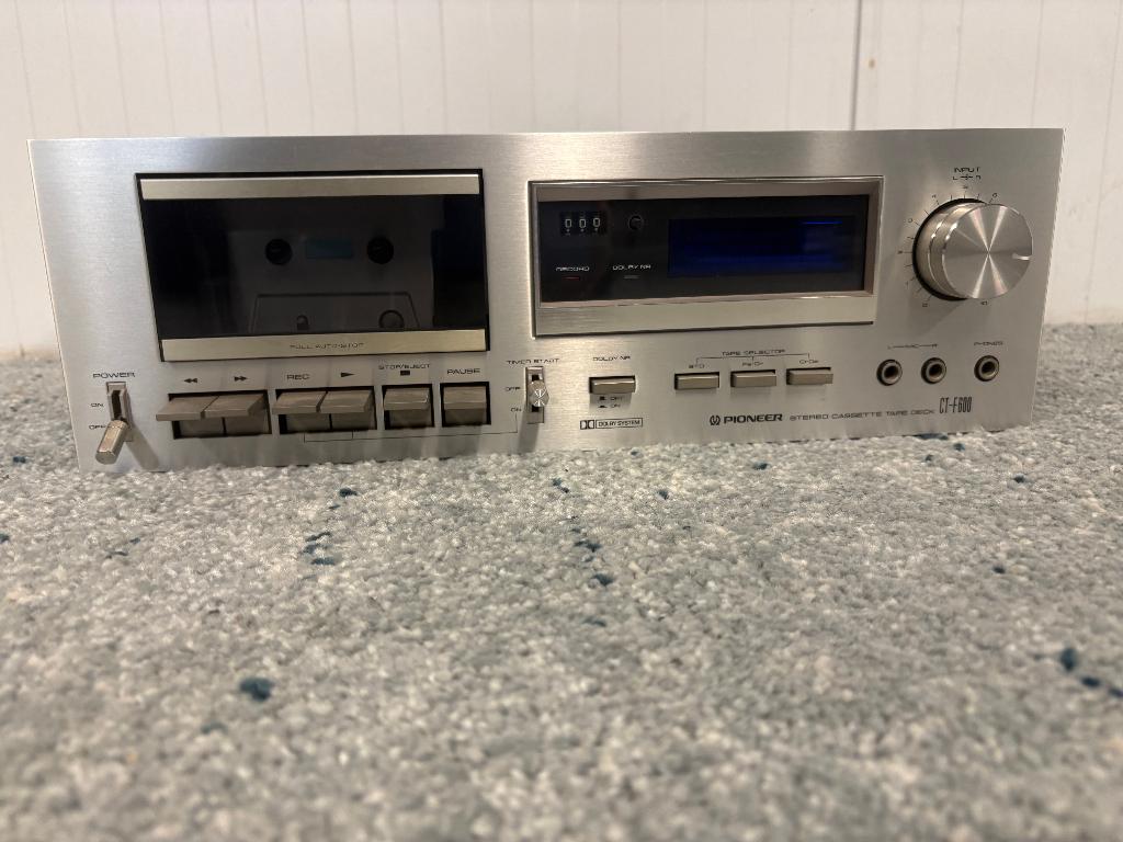 Vintage Pioneer cassettedeck jaren 70, Audio, Tv en Foto, Cassettedecks, Ophalen of Verzenden, Enkel, Overige merken
