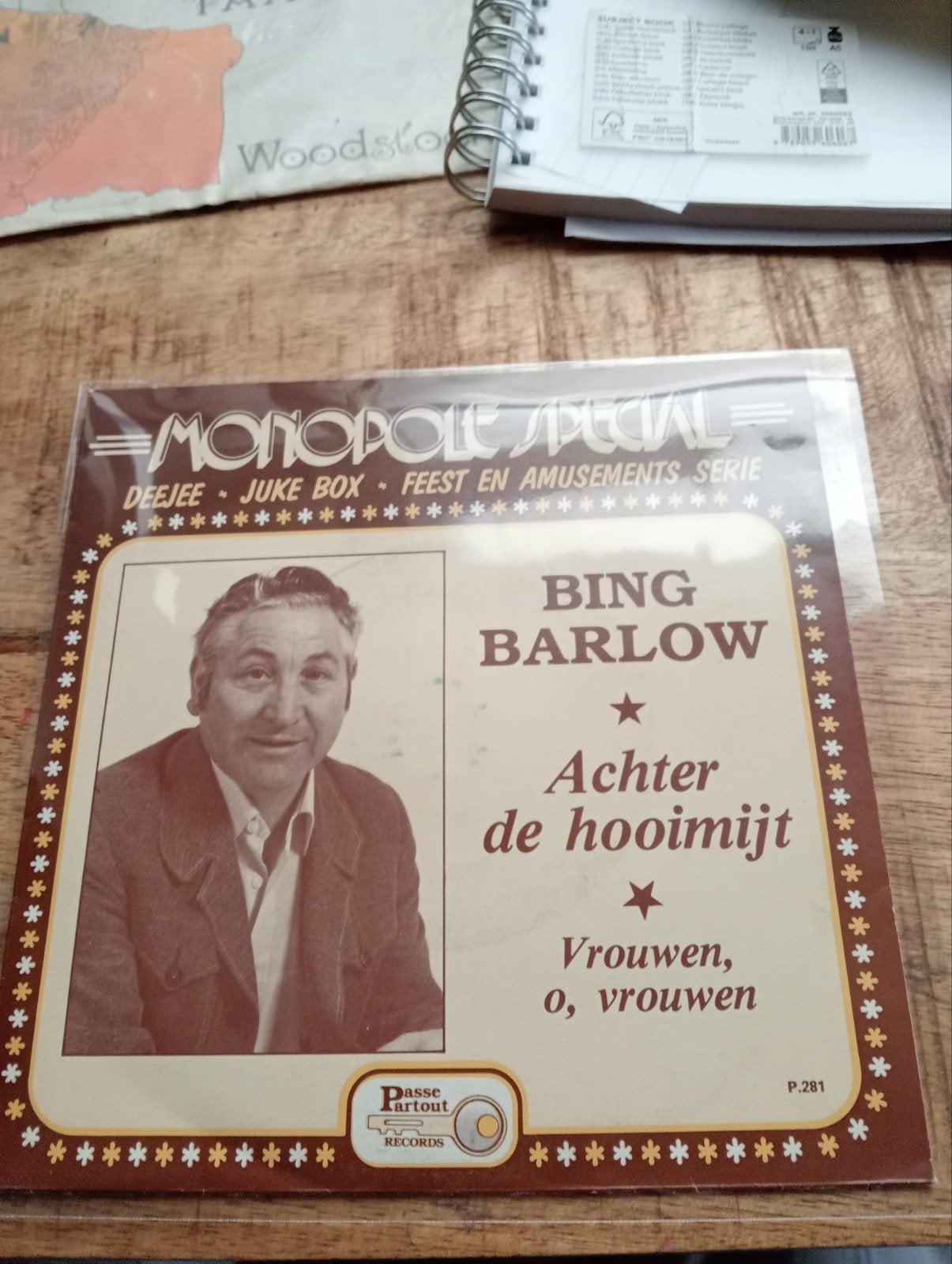 Bing Barlow - achter de hooimijt, Ophalen of Verzenden, Zo goed als nieuw, Overige formaten, Levenslied of Smartlap