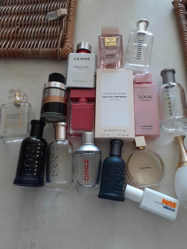 Parfumflessen leeg, Ophalen, Gebruikt, Parfumfles