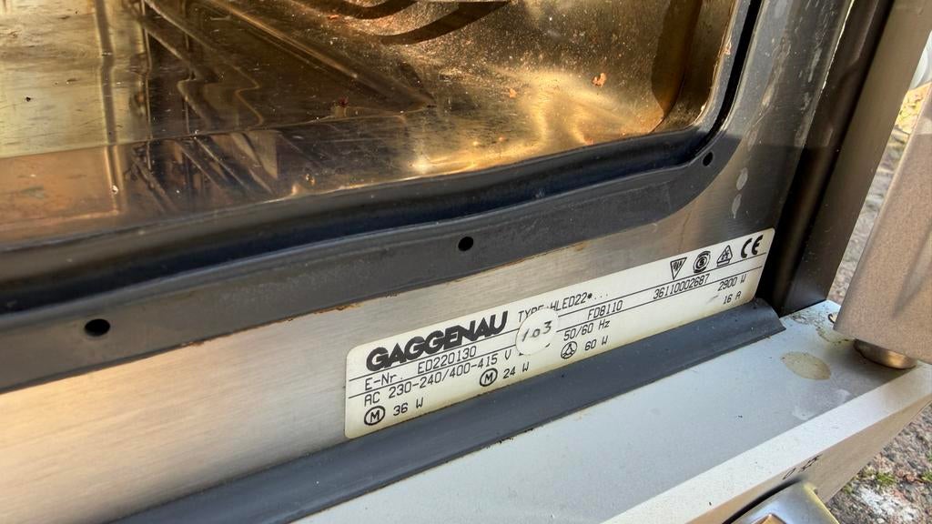 Gaggenau ED220130 Inbouw Oven (defecte pomp), Zo goed als nieuw, Oven met grill, Inbouw, Ophalen