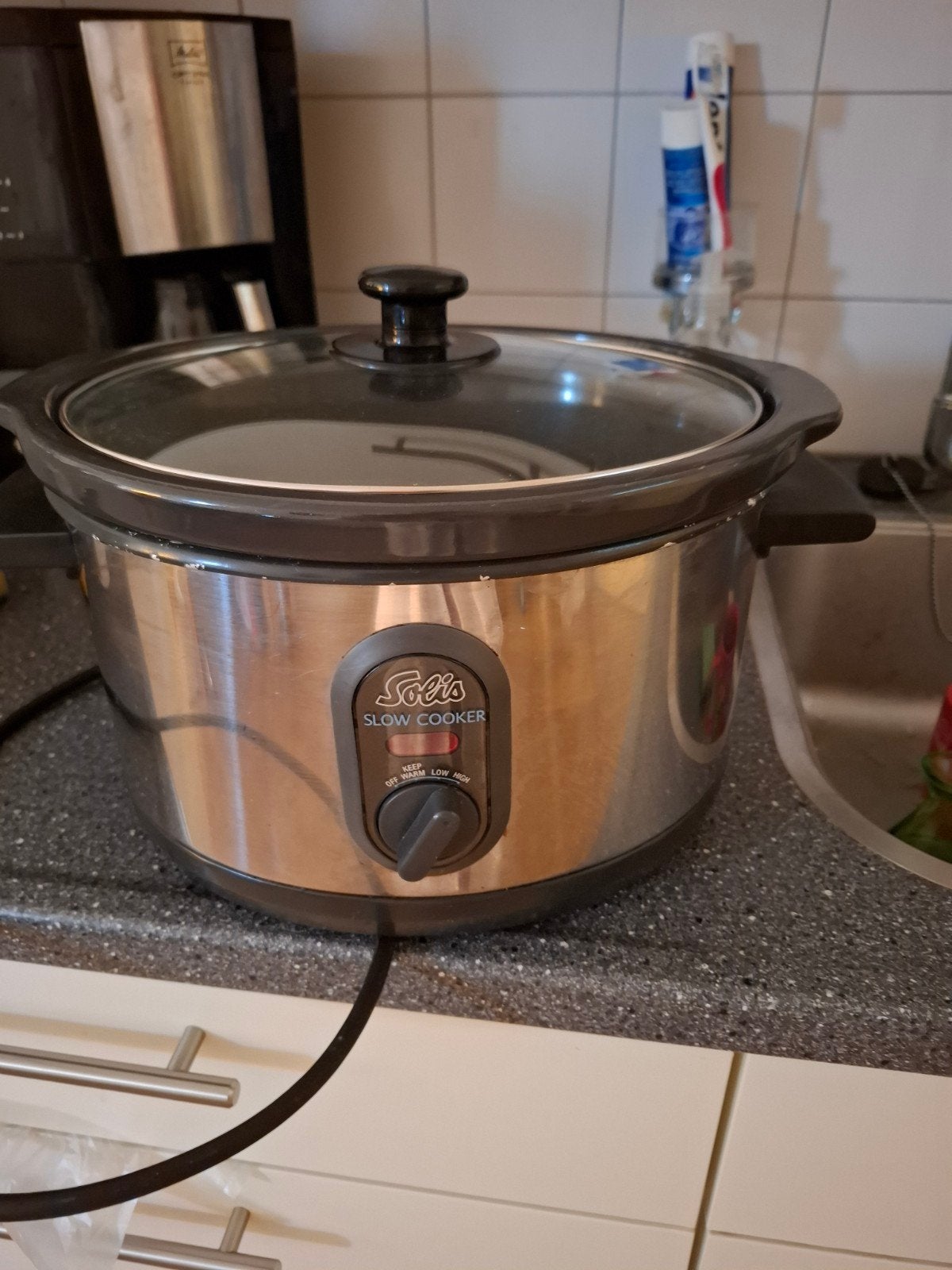 Solis Slow Cooker Typ 820 -, Witgoed en Apparatuur, Ophalen, Gebruikt
