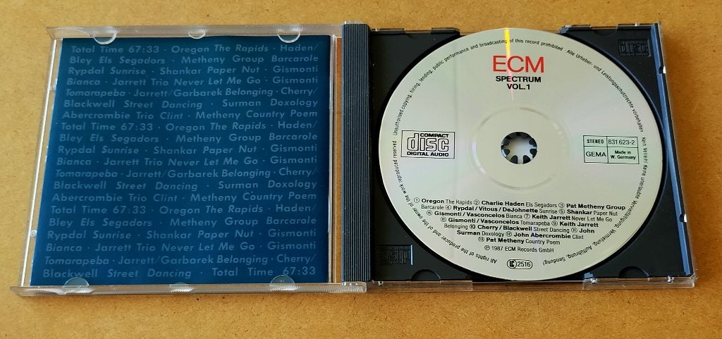 ECM Spectrum Volume 1 CD 1987, Ophalen of Verzenden, Gebruikt, Jazz