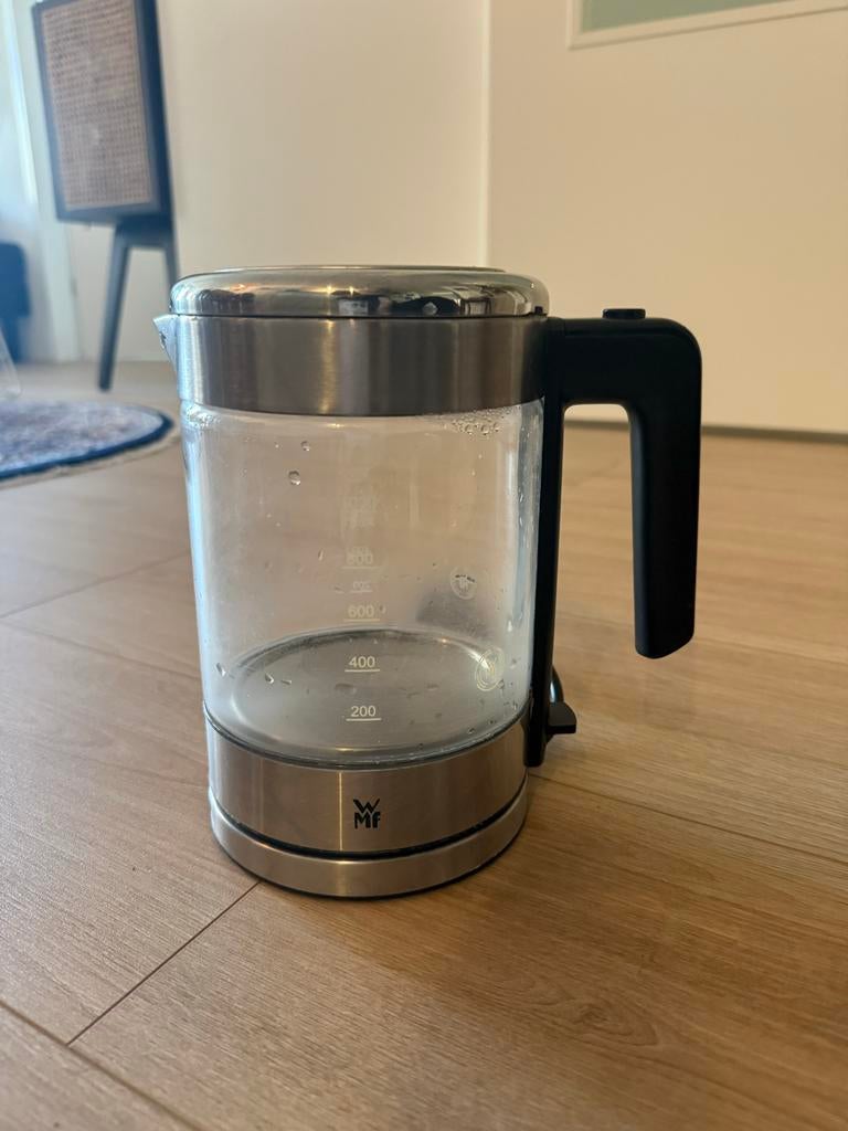 WMF Glazen Waterkoker - 1 Liter - RVS, 1 tot 2 liter, Ophalen, Zo goed als nieuw