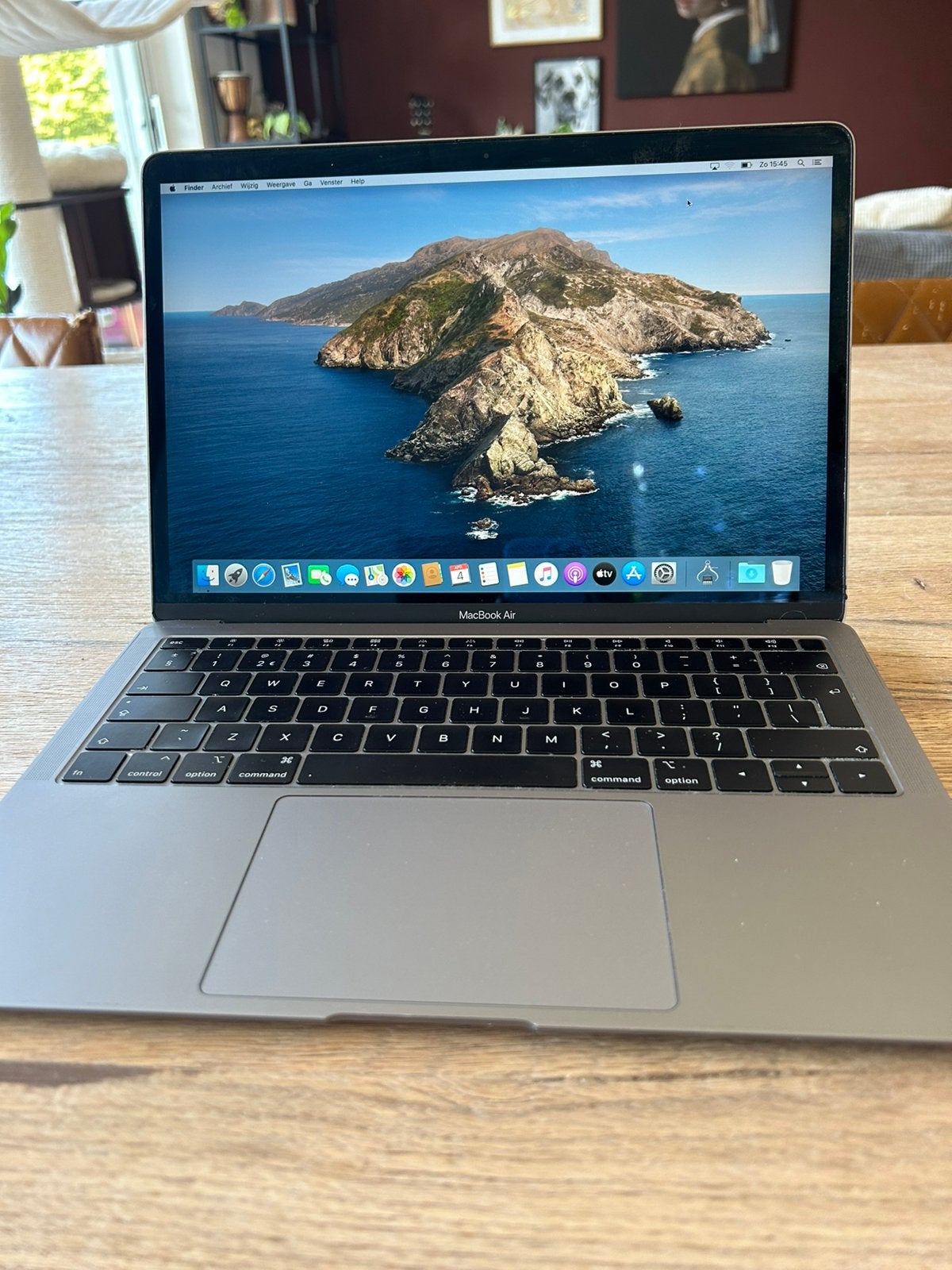 Apple MacBook Air 13” Retina (2018) – Space Gray – 128 GB, Computers en Software, Apple Macbooks, Ophalen of Verzenden, 13 inch