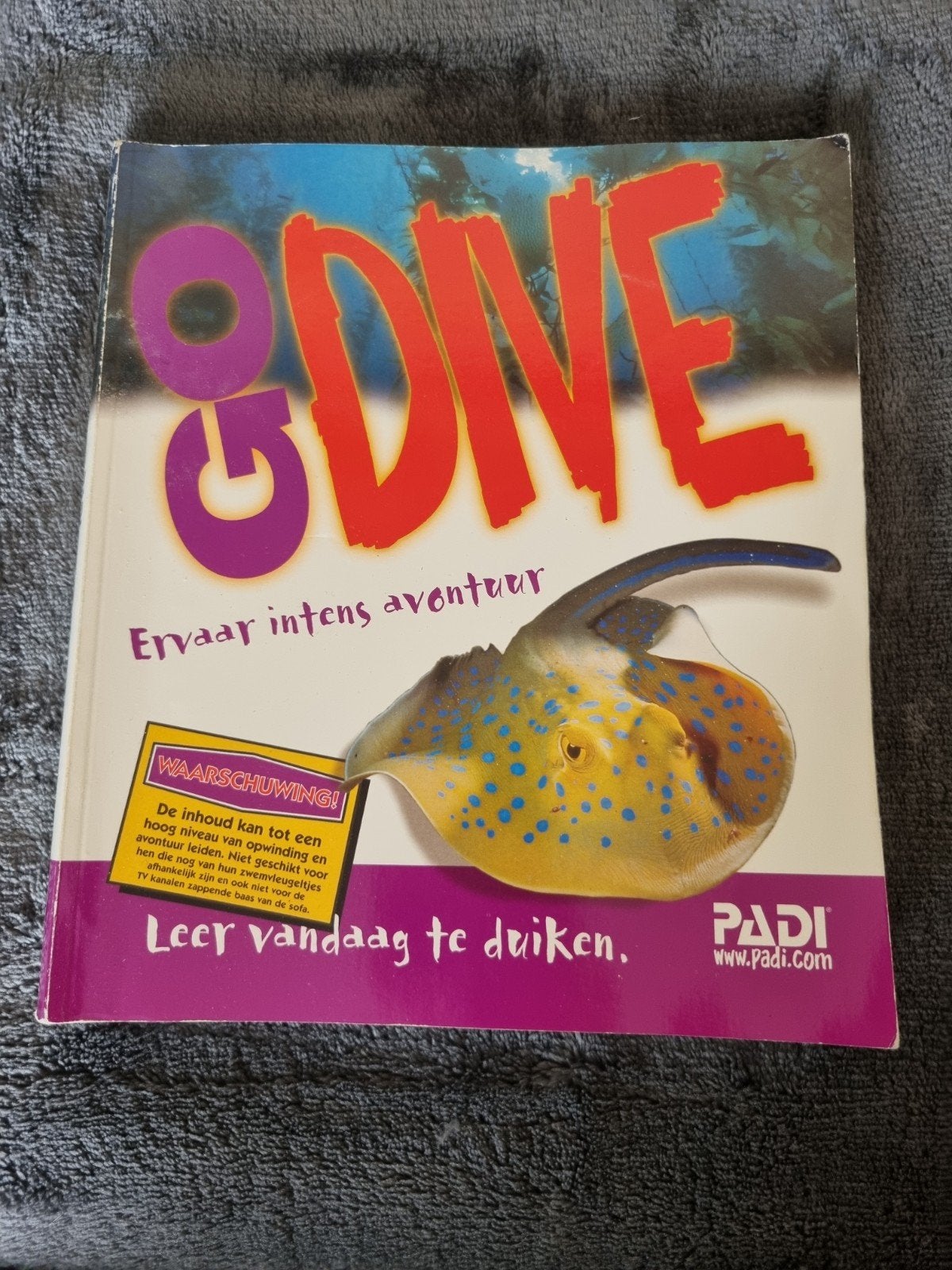 PADI Go Dive Open Water Diver Manual - Duikboek, Ophalen of Verzenden, Zo goed als nieuw, Overige niveaus, PADI