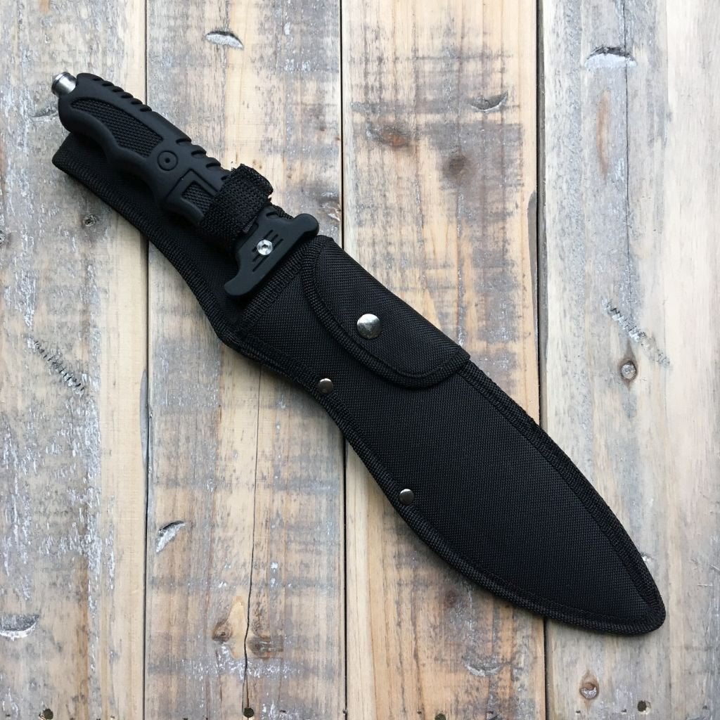 Moderne zwarte kukri (38 cm) = LAATSTE!, Verzamelen, Militaria | Algemeen, Verzenden, Overige soorten, Overige gebieden, Mes of Dolk