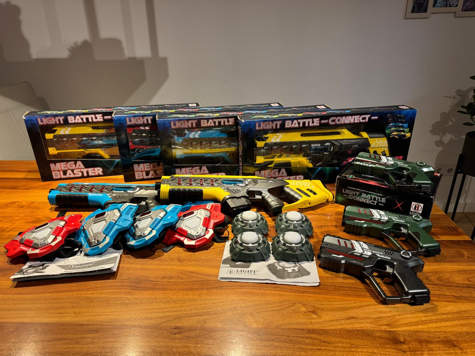 Light Battle Connect Lasergame Set -  9 geweren en meer, Ophalen of Verzenden, Zo goed als nieuw, Jongen of Meisje