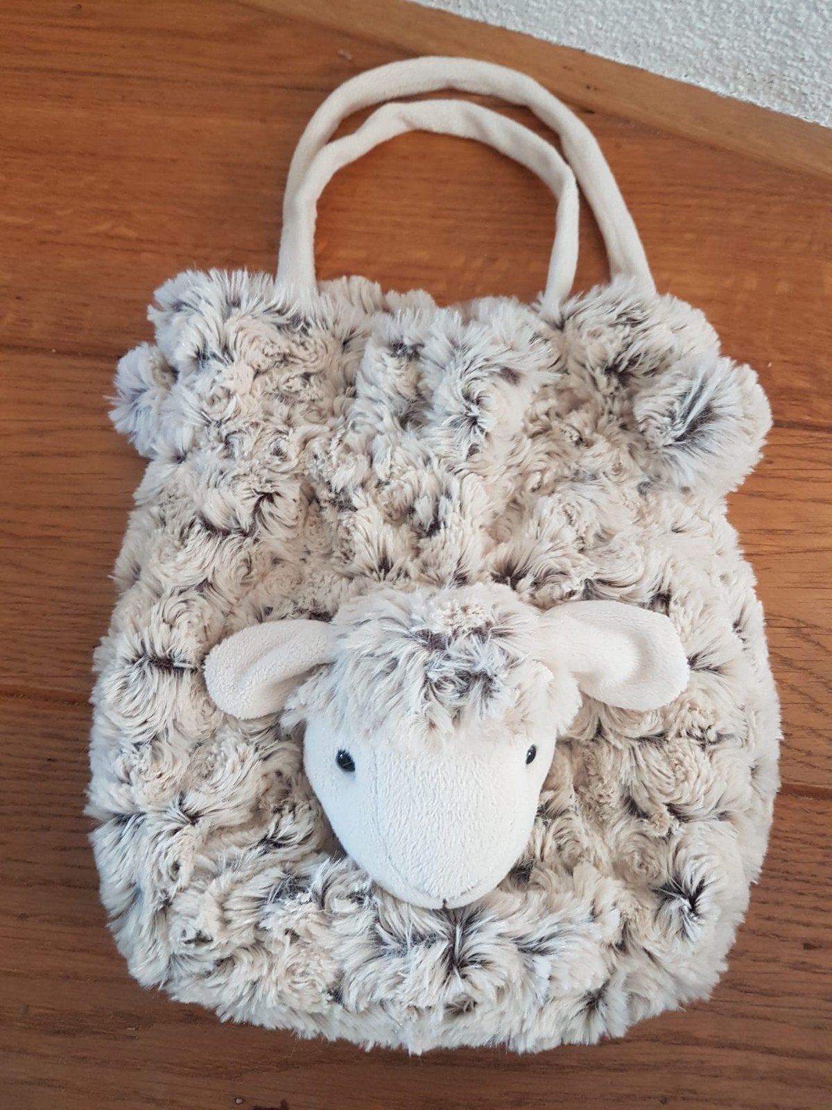 Schattige schapentas - pluche tasje met schapenkop, Overige merken, Overige karakters, Overige typen, Ophalen of Verzenden
