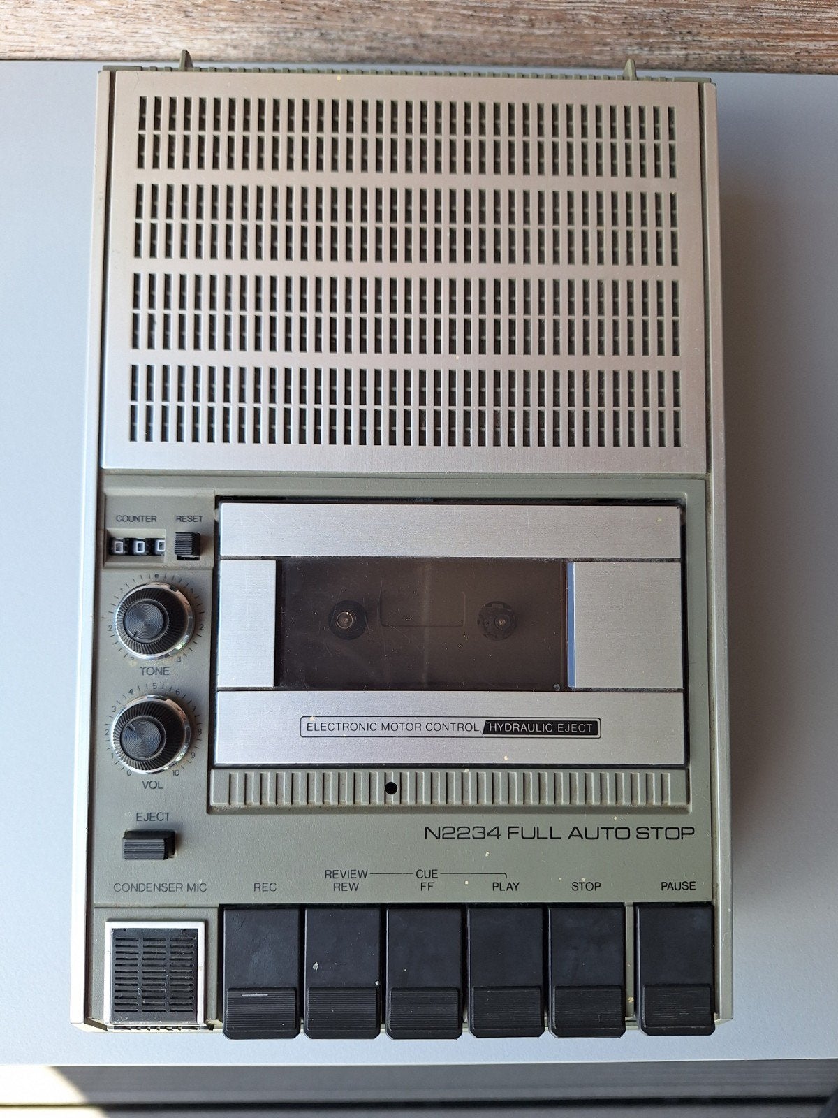 Vintage Philips N2234 cassetterecorder, Ophalen of Verzenden, Audio en Video