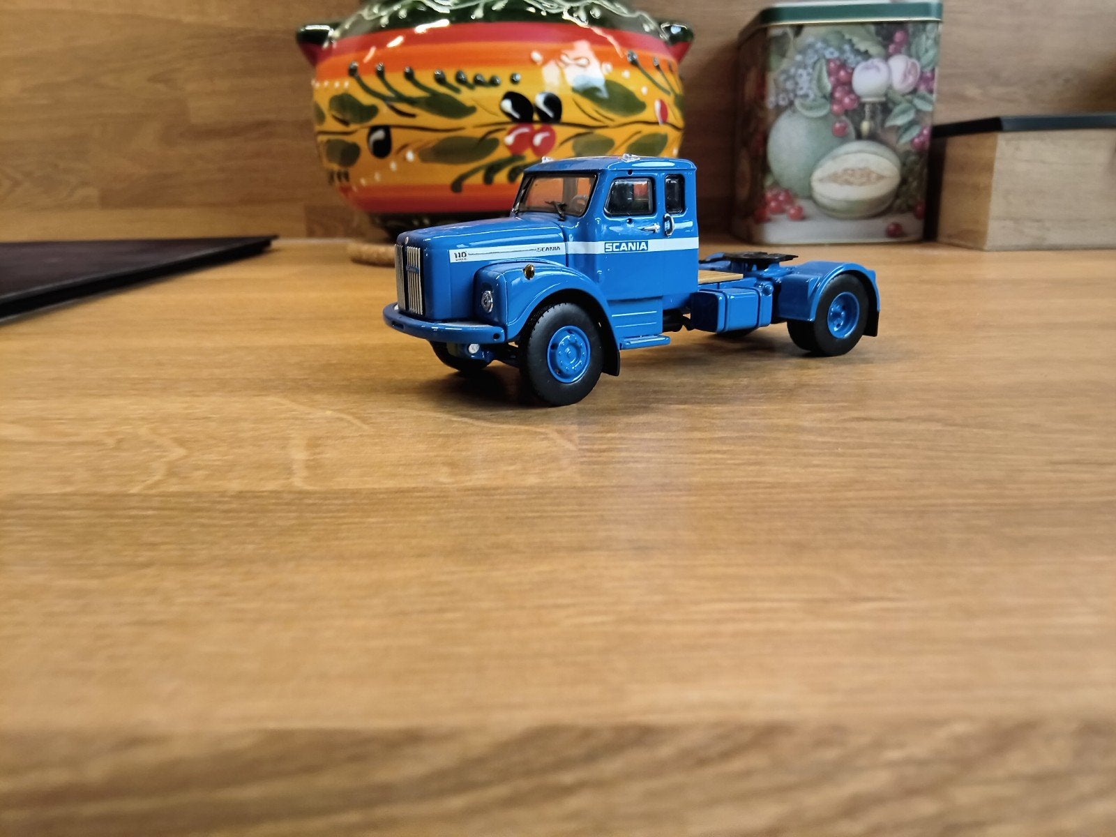 Tekno Scania torpedo, Ophalen of Verzenden, Zo goed als nieuw, Bus of Vrachtwagen, Tekno