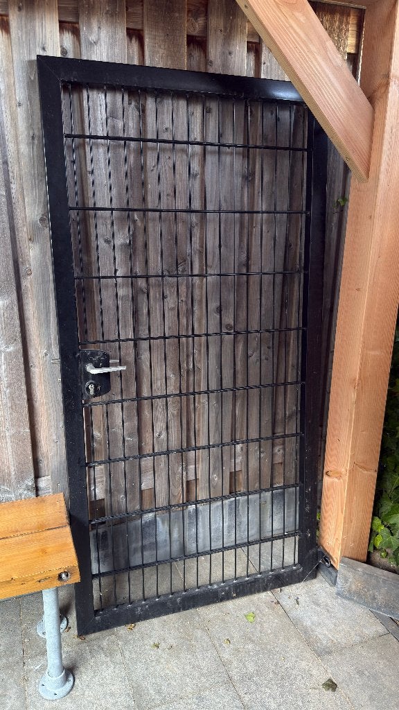 Dubbelstaafs poort, 1830 mm x 1000mm, Tuin en Terras, Ophalen, Gebruikt, 100 tot 150 cm, Draaipoort