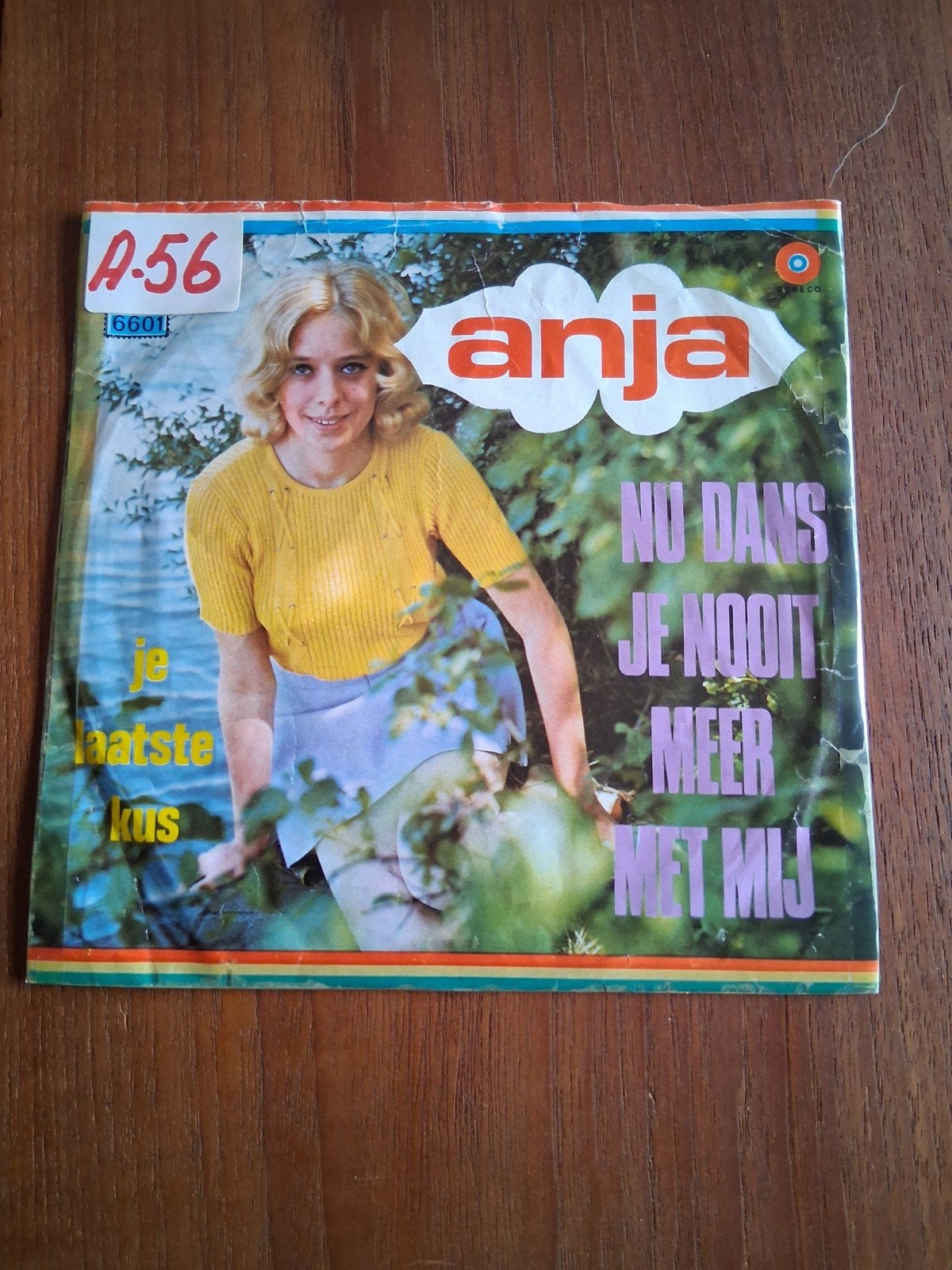 Anja - Nu Dans Je Nooit Meer Met Mij / Je Laatste Kus., Gebruikt, Fotohoes, 7 inch, Single
