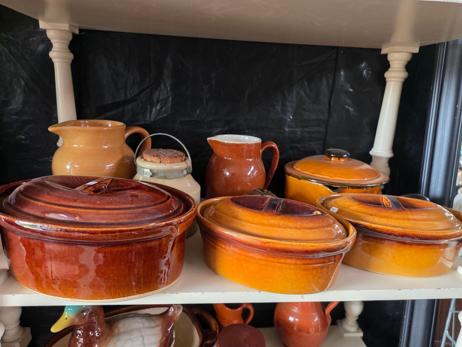 Franse brocante patéschaal, Huis en Inrichting, Keuken | Potten en Pannen, Ophalen of Verzenden, Overige materialen, Pot, Bus of Blik