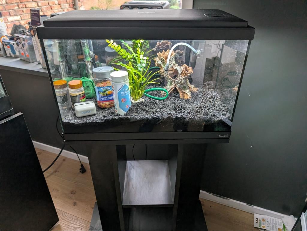 🐠AQUATLANTIS AQUARIUM 34 L VIENNA 50X25X33 CM, Nieuw!, Aquatlantis, Ophalen of Verzenden, Inclusief toebehoren, Verlichting of Verwarming