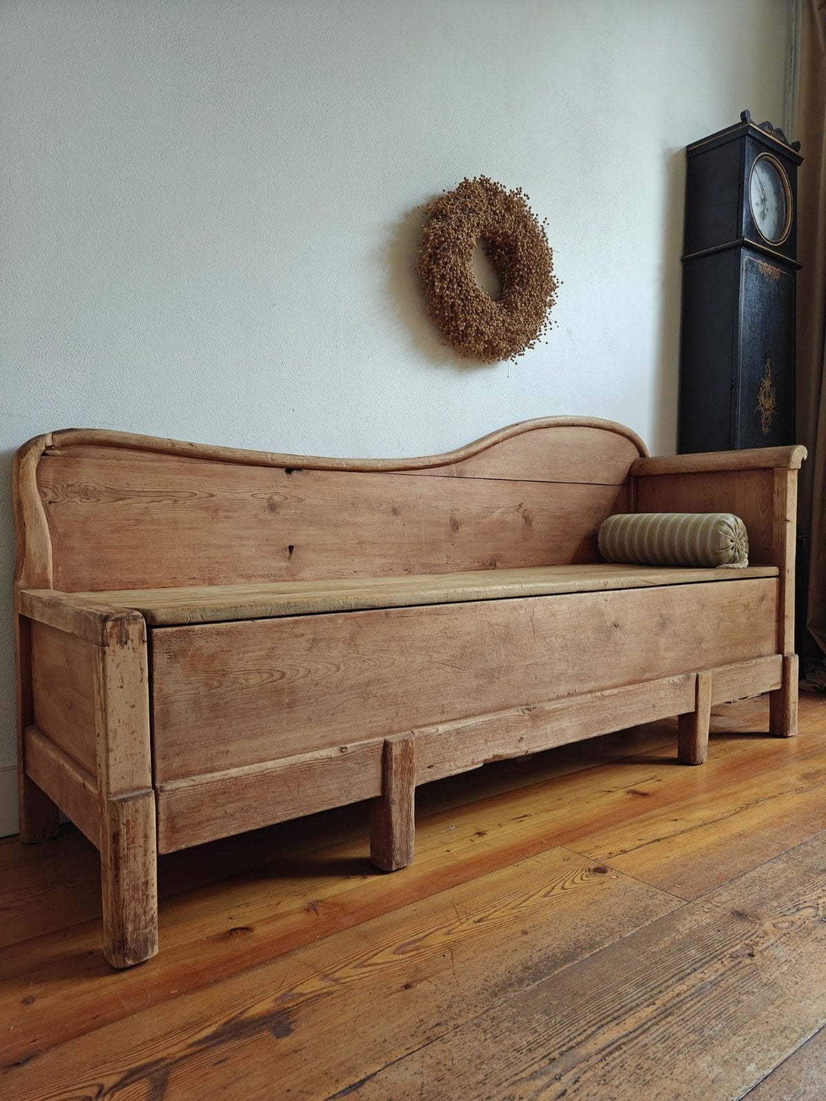 Antieke Zweedse houten sofa., Ophalen