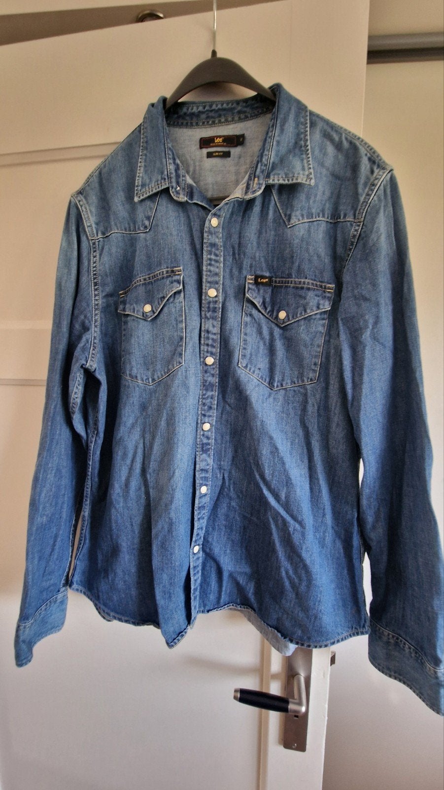 Lee spijkerblouse, Ophalen of Verzenden, Zo goed als nieuw, Blauw, Lee