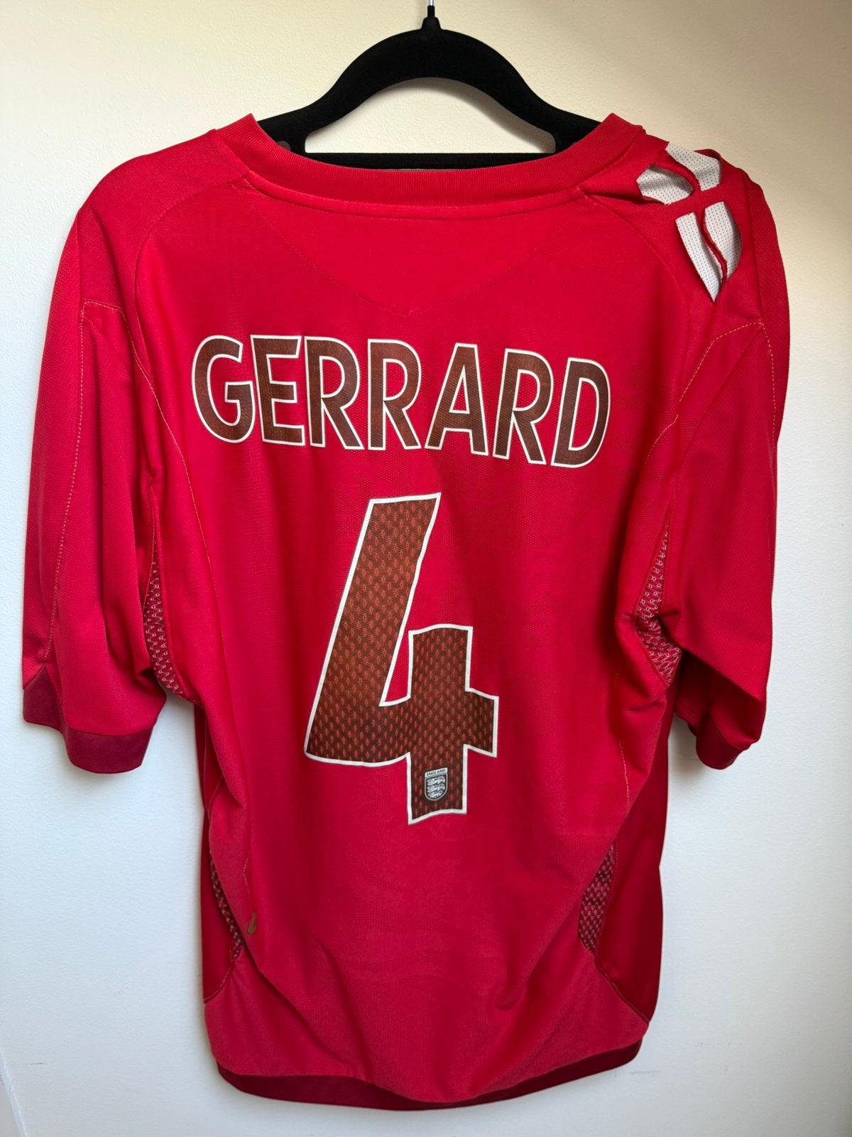 Engeland Uit 2006-2008 Gerrard Large, Sport en Fitness, Maat L, Ophalen of Verzenden, Gebruikt, Shirt