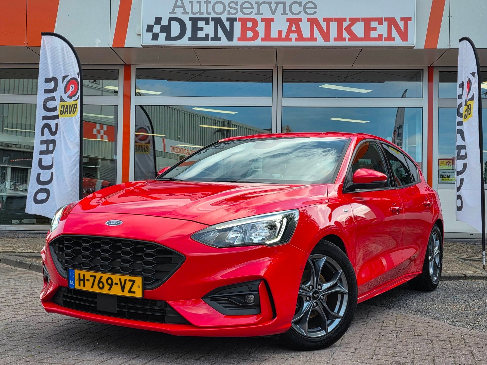 Ford Focus 1.0 EcoBoost ST Line Business 5drs BJ.2020 / Navi, Auto's, Ford, Gebruikt, Euro 6, Origineel Nederlands, 3 cilinders
