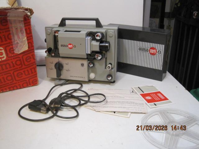 eumig mark 8 projector 8mm werkend (381), Ophalen of Verzenden, 1960 tot 1980, Projector