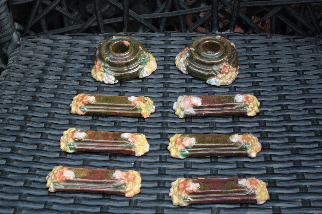 messenleggers aardewerk art nouveau, Ophalen of Verzenden