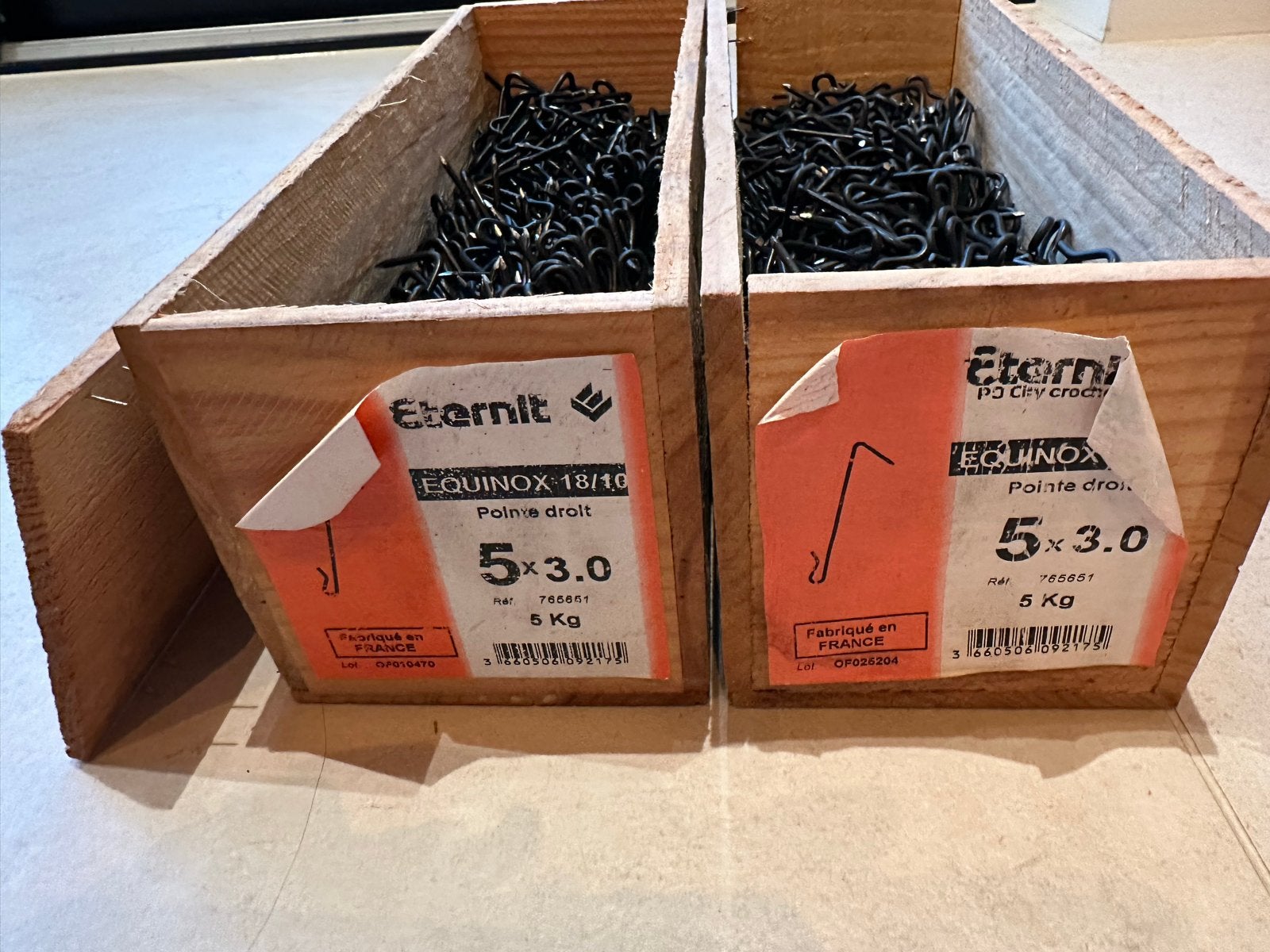 Eternit Equinox Leihaken 5x3.0 (ca. 10kg), Ophalen, Gebruikt, Minder dan 50 mm, Overige typen