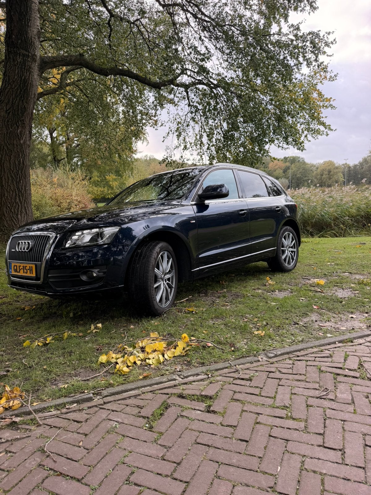 ✅Audi Q5 2.0 Tfsi Quattro S-tronic 2009 ‼️RUIL/RUILEN BUS, Automaat, Euro 5, Zwart, Blauw