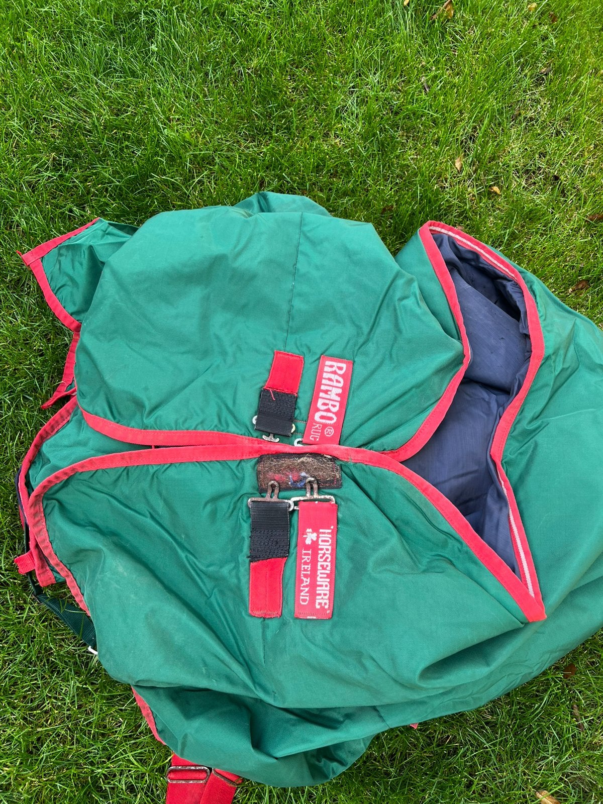 Horseware rambo regendeken 400 gr 198 cm, Dieren en Toebehoren, Full (L), Gebruikt, 400 g, Ripstop