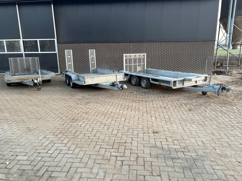 Aanhangwagen oprijwagen machinetransporter aanhanger hulco h, Gebruikt
