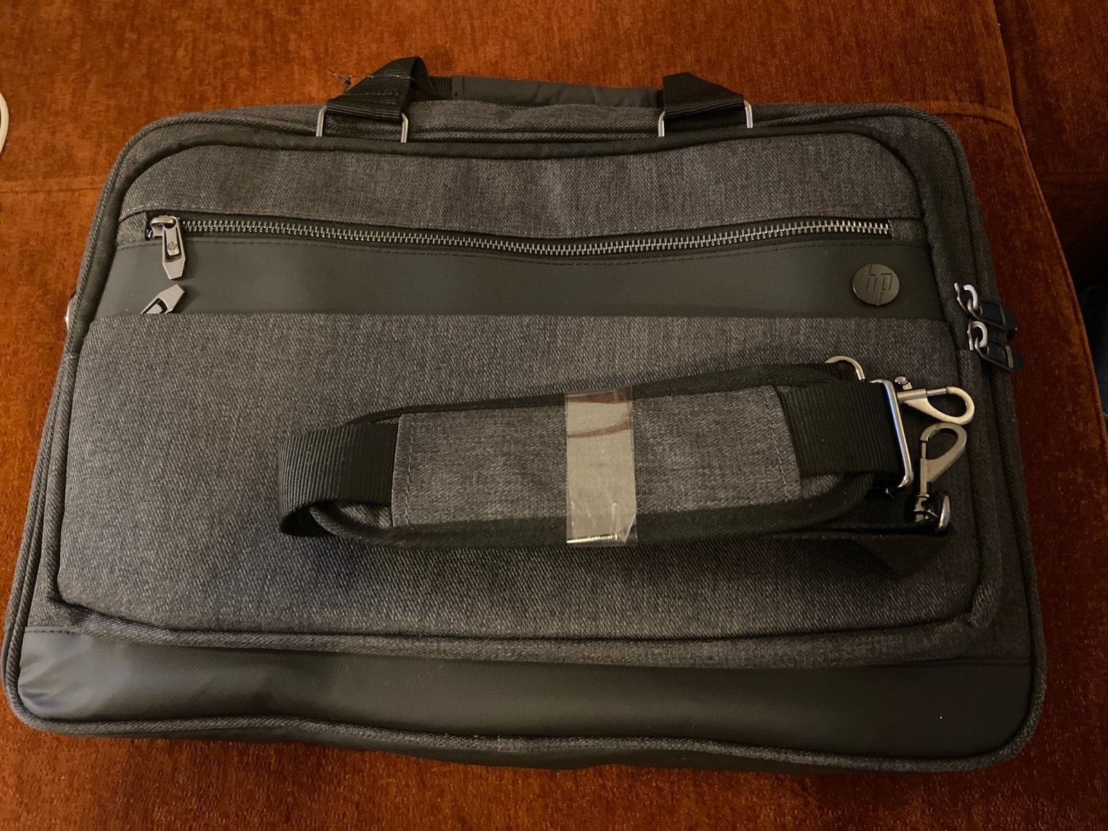 HP Laptoptas 15.6 inch - Grijs/Zwart, Computers en Software, Laptoptassen, Gevoerd laptopvak, 15 inch, Grijs, Aktetas