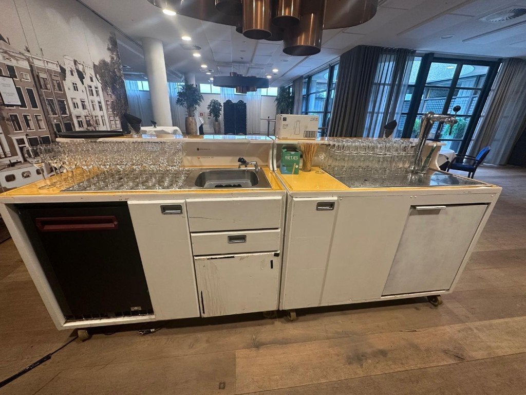 Mobiele bar, Ophalen, Gebruikt