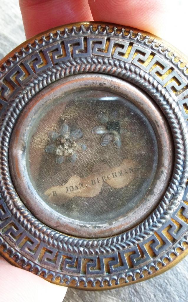 19 de eeuw Kusrelikwie Kusreliekhouder Heilige Jan Berchmans, Antiek en Kunst, Ophalen of Verzenden