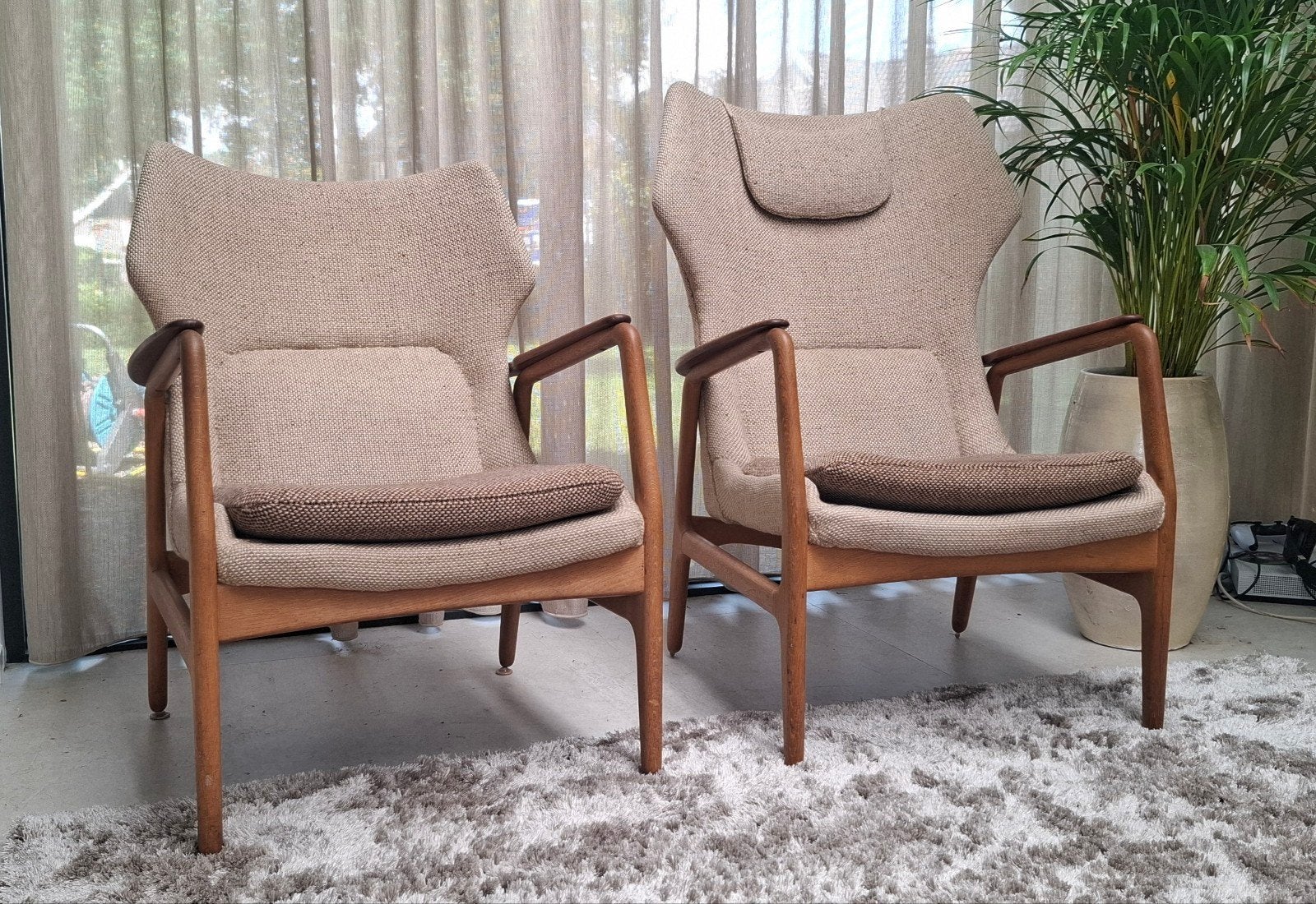 Set van 2 vintage Deense fauteuils van Bovenkamp, jaren '60, Ophalen