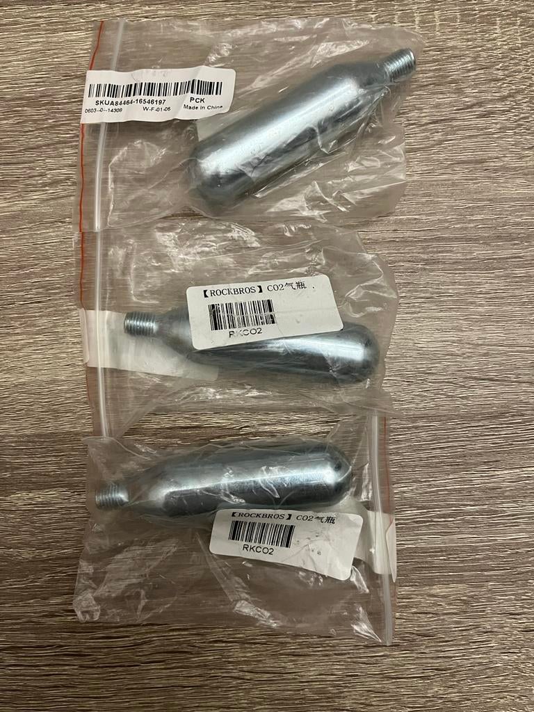 ROCKBROS CO2 Patronen voor Fietsbanden (3 stuks), Ophalen, Nieuw