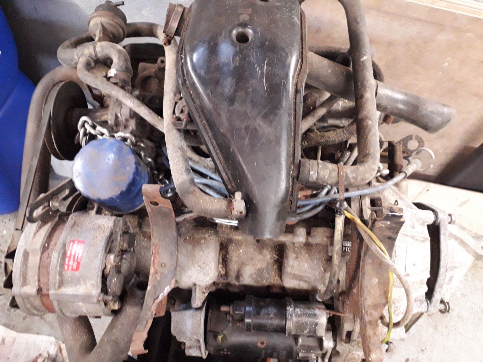 Kompleet motorblok Peugeot 205 1.1 (XW7) met versnellingsbak, Ophalen