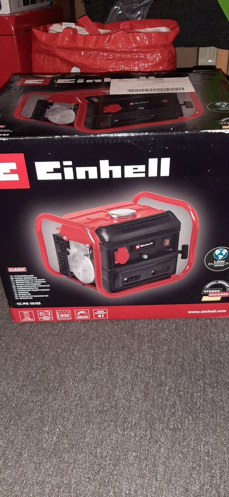 Einhell TC-PG 10/E5 Benzine Stroomgenerator, Doe-het-zelf en Verbouw, Ophalen, Nieuw