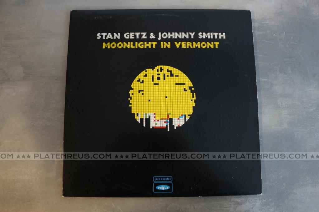 Stan Getz & Johnny Smith Moonlight In Vermont Jazz 2 LP 3515, Gebruikt, 1980 tot heden, Ophalen of Verzenden, Inclusief binnenhoes
