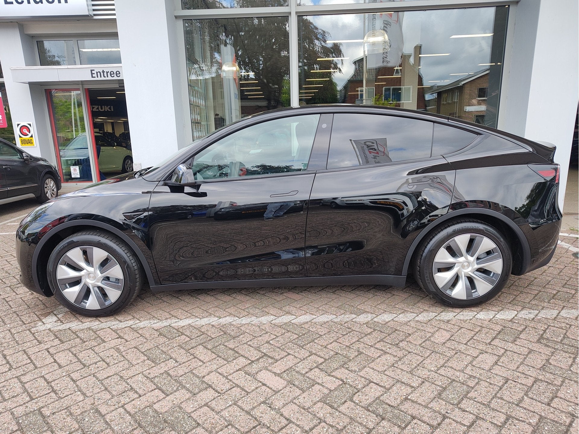 Tesla Model Y RWD 58 kWh FSD 3 | Autopilot | Pano | Leder, Auto's, Automaat, Achterwielaandrijving, Gebruikt, Zwart