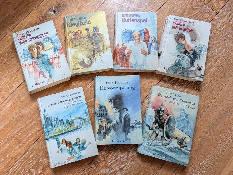 7 boeken van Evert Hartman - Jeugdboeken collectie, Boeken, Gelezen, Ophalen of Verzenden, Nederland, Evert Hartman