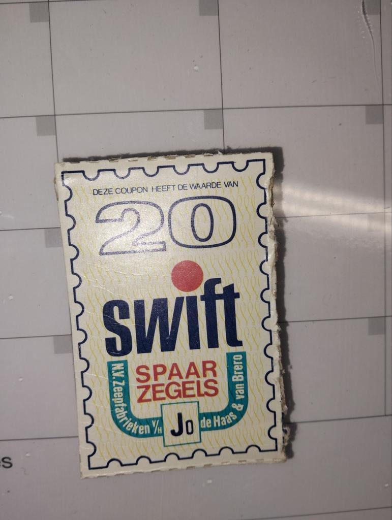 Swift Spaarzegel - 20 punten, Ophalen
